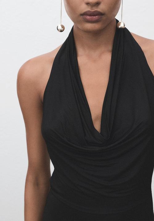 MANGO - Dress Halt - Black