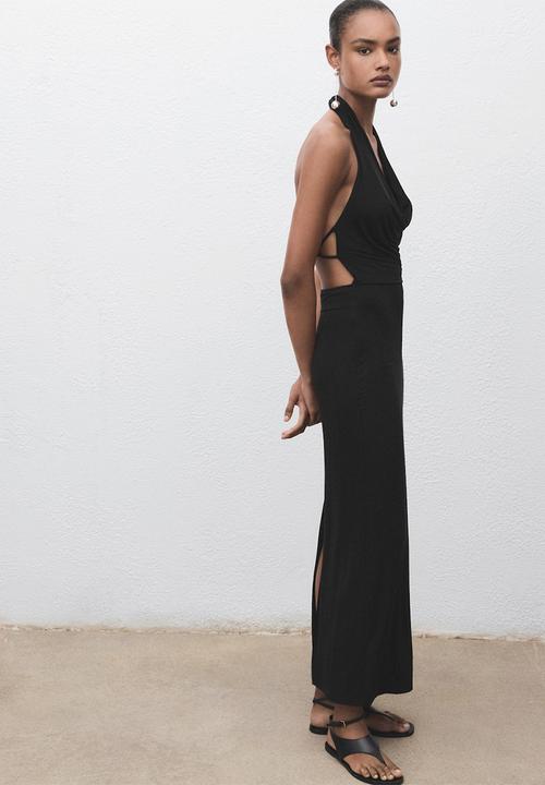 MANGO - Dress Halt - Black