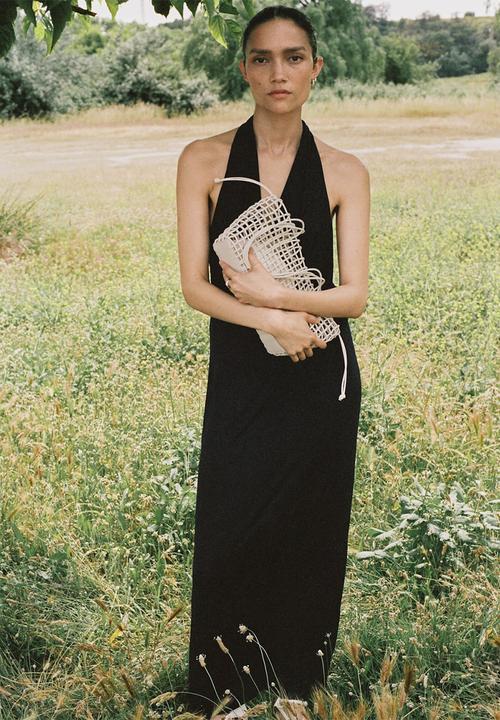 MANGO - Dress Halt - Black