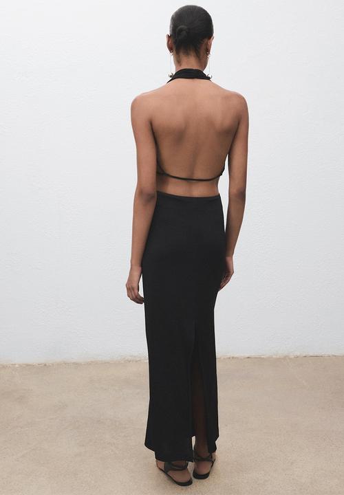 MANGO - Dress Halt - Black