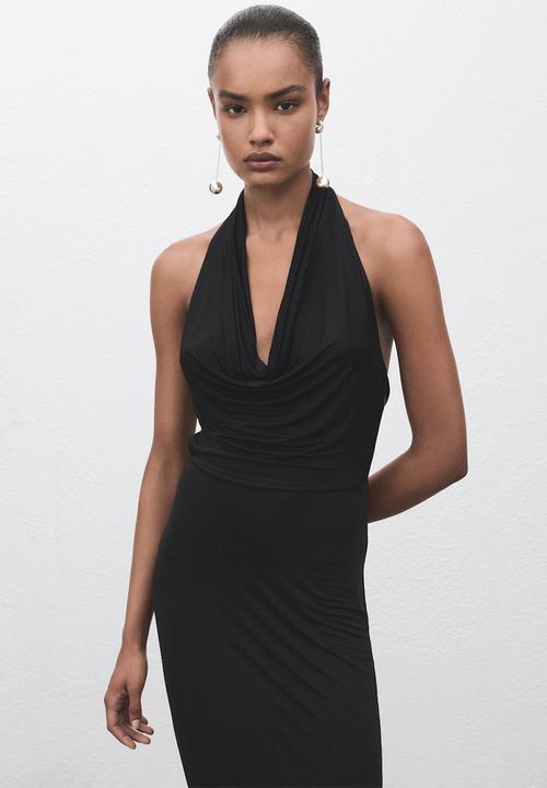 MANGO - Dress Halt - Black
