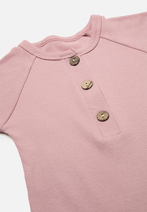 Pop Candy - Button down romper - pink