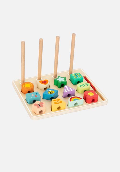 Greenbean Learning - hi Pando - Wooden Sequencing Bead Game - 30pcs