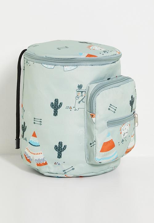 Pop Candy - Printed diaper bag - grey