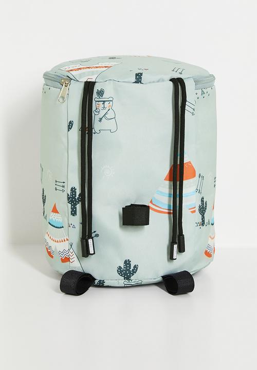 Pop Candy - Printed diaper bag - grey