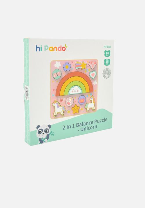 Greenbean Learning - hi Pando - Wooden Puzzle Board - Fantasy Themed - 15pcs