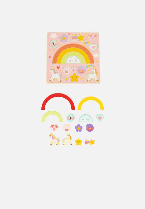 Greenbean Learning - hi Pando - Wooden Puzzle Board - Fantasy Themed - 15pcs