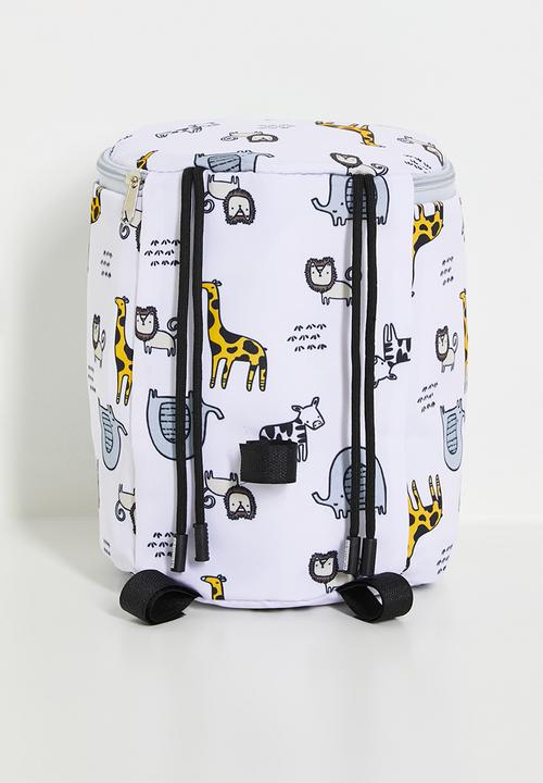 Pop Candy - Printed diaper bag - white