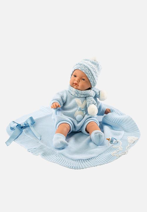 Greenbean Learning - Llorens - Joel Baby Boy Doll & Blanket