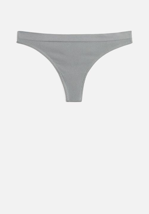 H&M - 5-Pack seamless thong briefs - multi