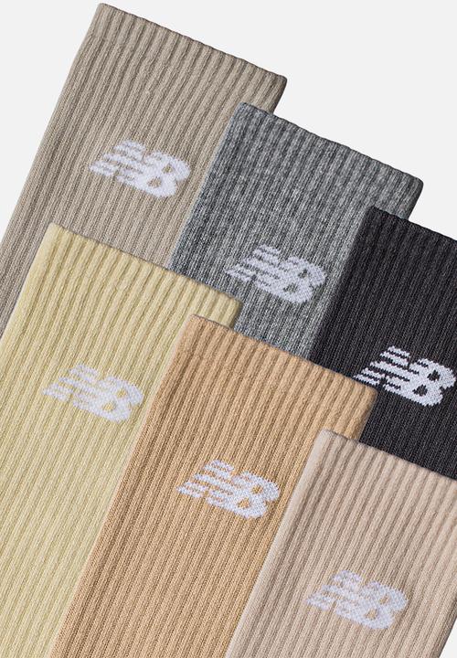 New Balance  - Everyday Crew Sock 6Pk - Assorted