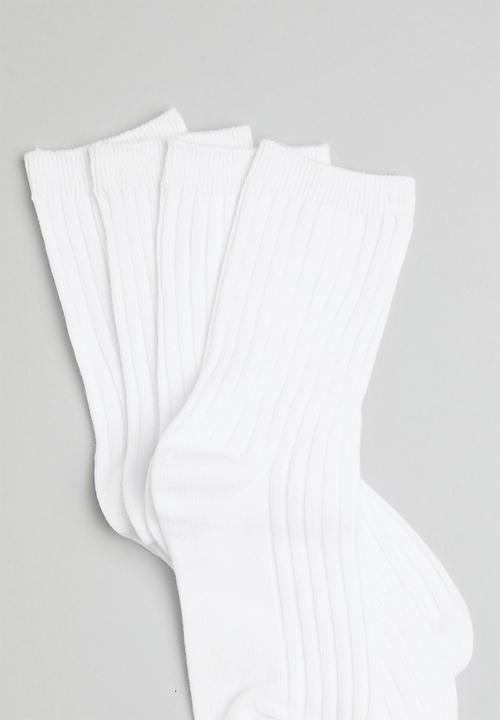 Pop Candy - 4 Pack sock set - white