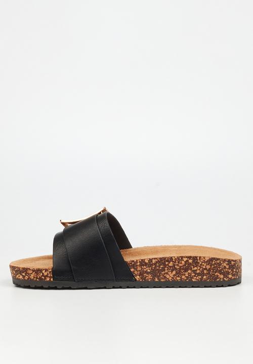 Butterfly Feet - Hallie 5 slide - black