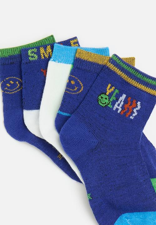 Pop Candy - 5 pack socks - blue/multi