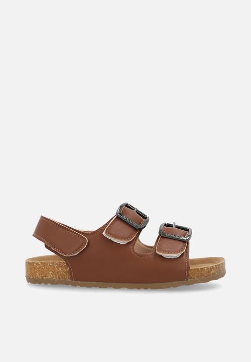 Pop Candy - Twin strap sandals - brown