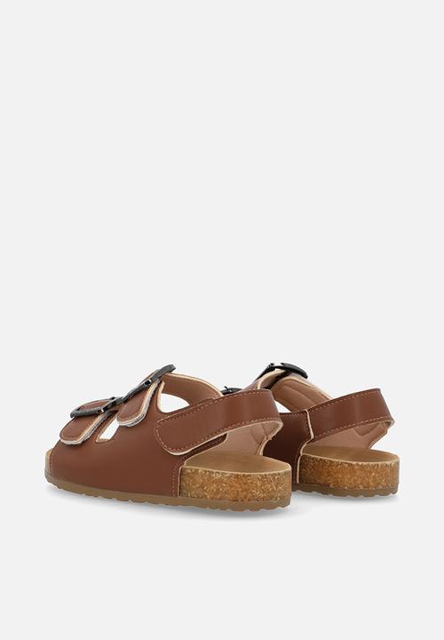 Pop Candy - Twin strap sandals - brown
