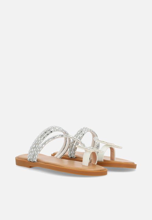 Pop Candy - Toe loop sandal - silver