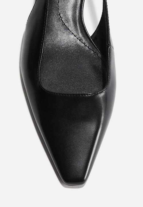 H&M - Pointed slingbacks - black