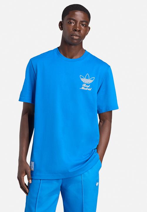 adidas Originals - Real Madrid Terrace Icons Graphic Tee - Blue