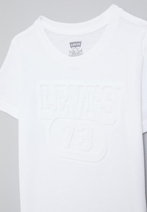 Levi’s® - Lvb embossed levi's tee - bright white