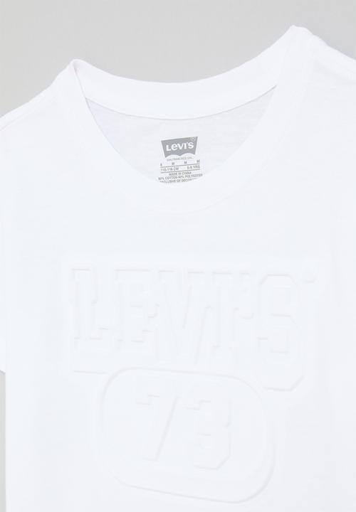 Levi’s® - Lvb embossed levi's tee - bright white