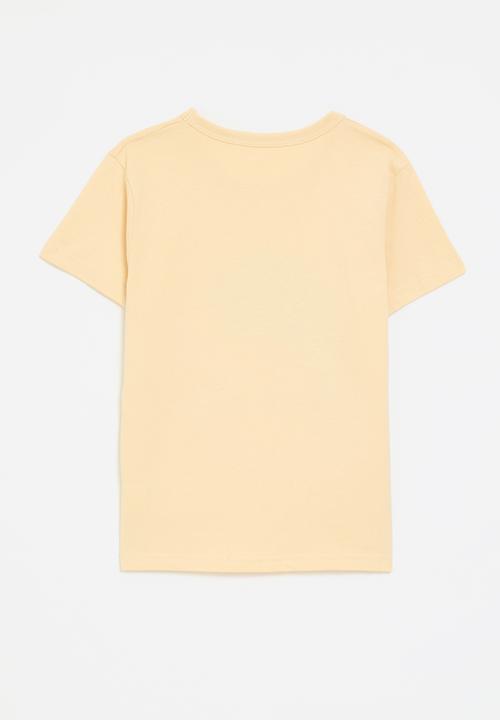 Pop Candy - Printed crew neck tee - ecru