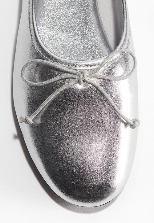 H&M - Ballet pumps - silver-coloured