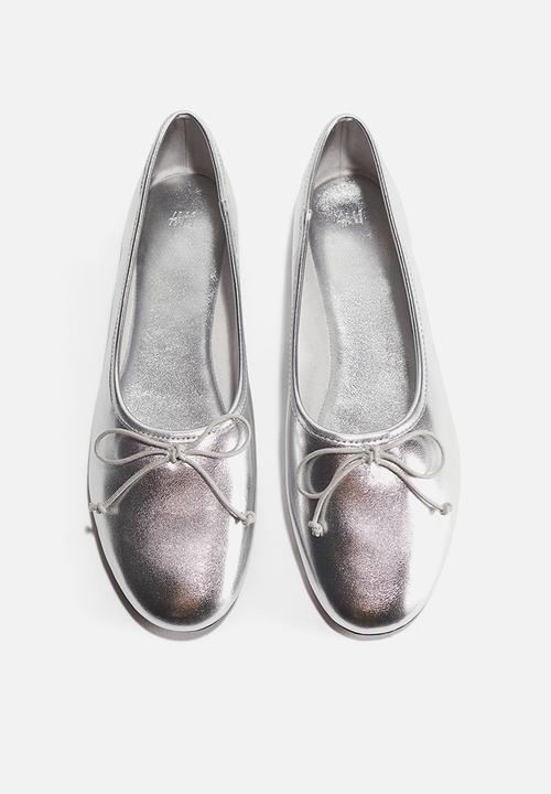 H&M - Ballet pumps - silver-coloured