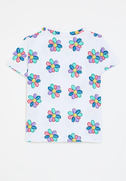 Pop Candy - Floral print tee - multi