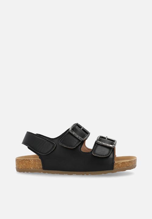 Pop Candy - Twin strap sandals - black