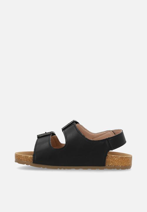 Pop Candy - Twin strap sandals - black