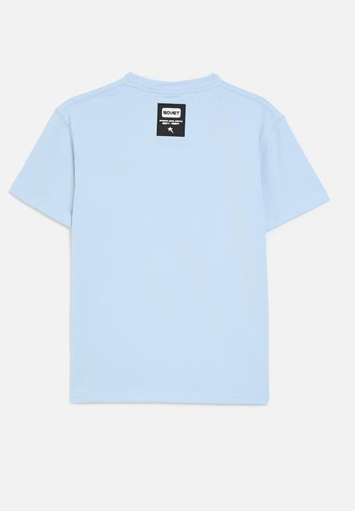 SOVIET - Boys box fit tee - baby blue