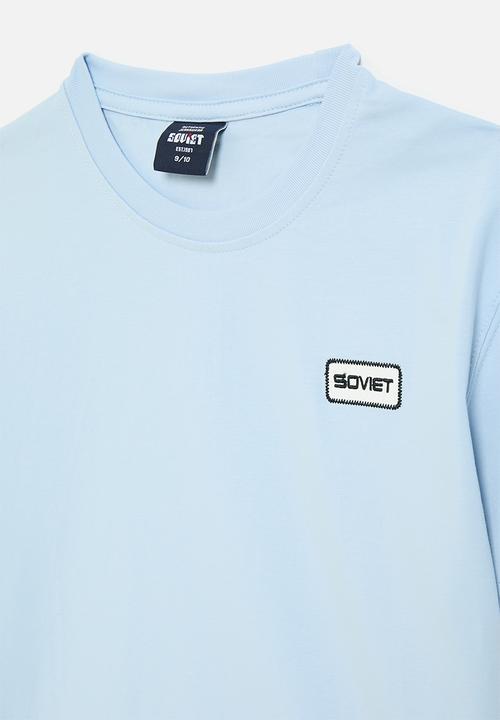 SOVIET - Boys box fit tee - baby blue