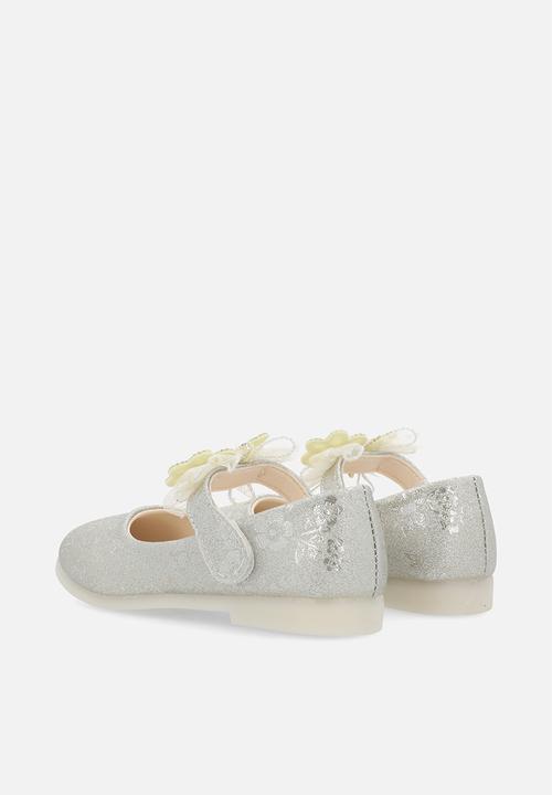 Pop Candy - Bow décor pumps - silver