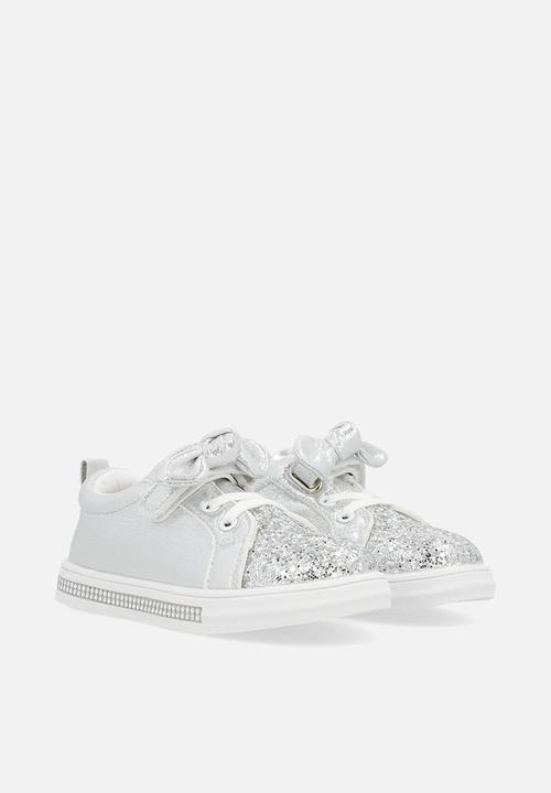 Pop Candy - Glitter sneakers - silver grey