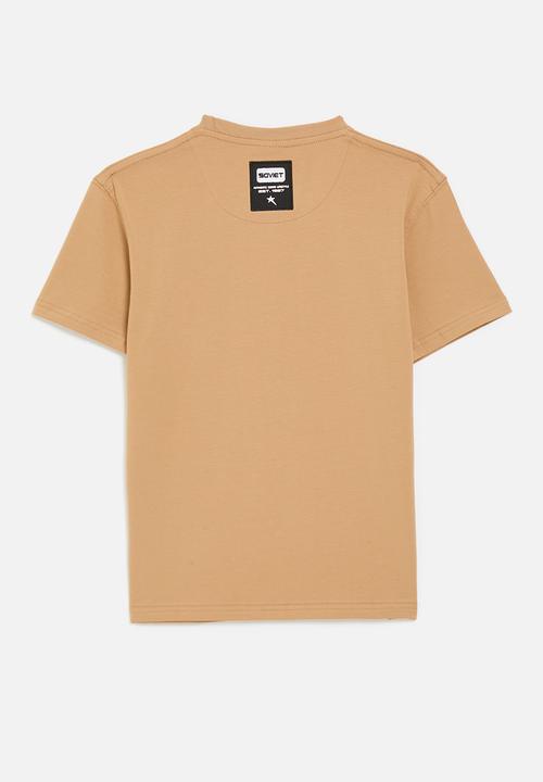 SOVIET - Boys box fit tee - clay