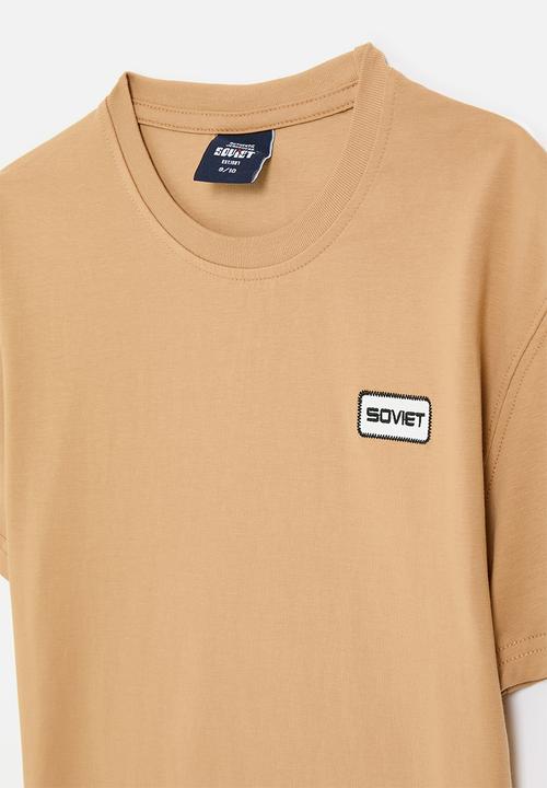 SOVIET - Boys box fit tee - clay