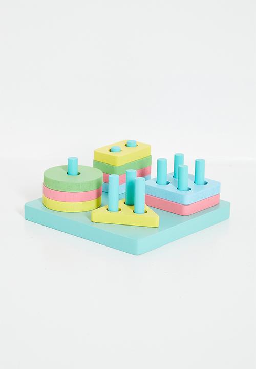 Pop Candy - Wooden building blocks - multicolour