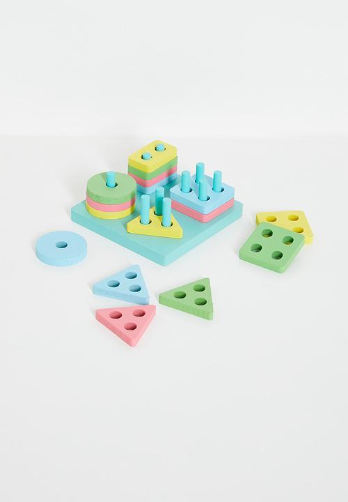 Pop Candy - Wooden building blocks - multicolour