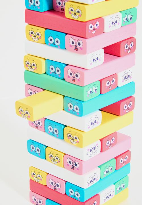 Pop Candy - Wooden balance tower with characters - multi