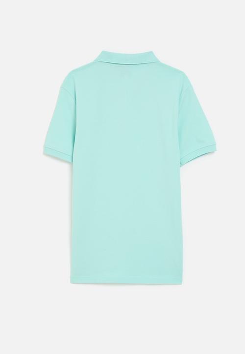 POLO - Boys austin short sleeve golfer - turquoise