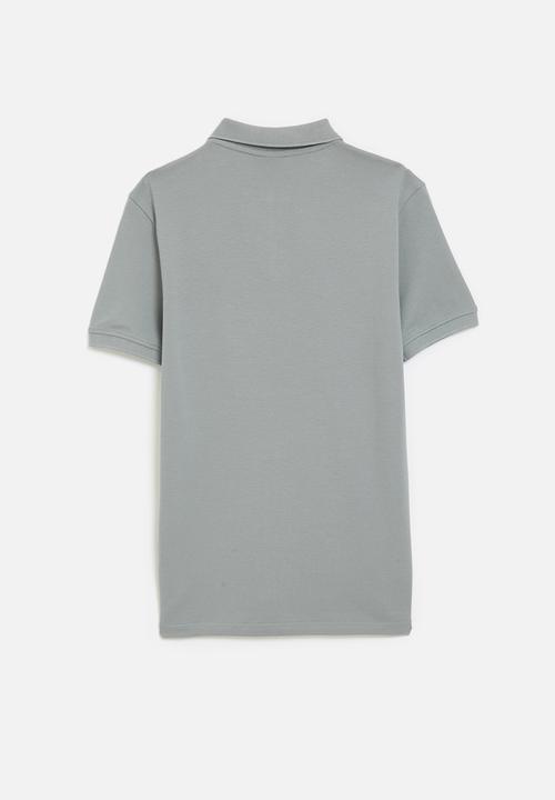 POLO - Boys austin short sleeve golfer - gunmetal