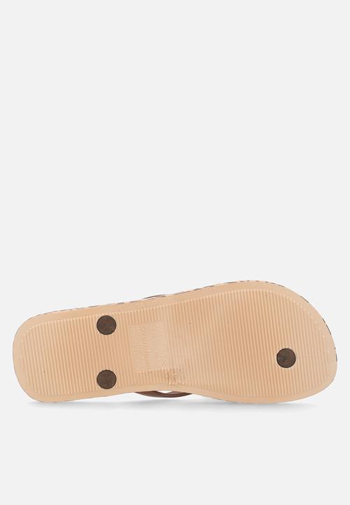 Ipanema - Animial Chic Flip Flop - beige/bronze