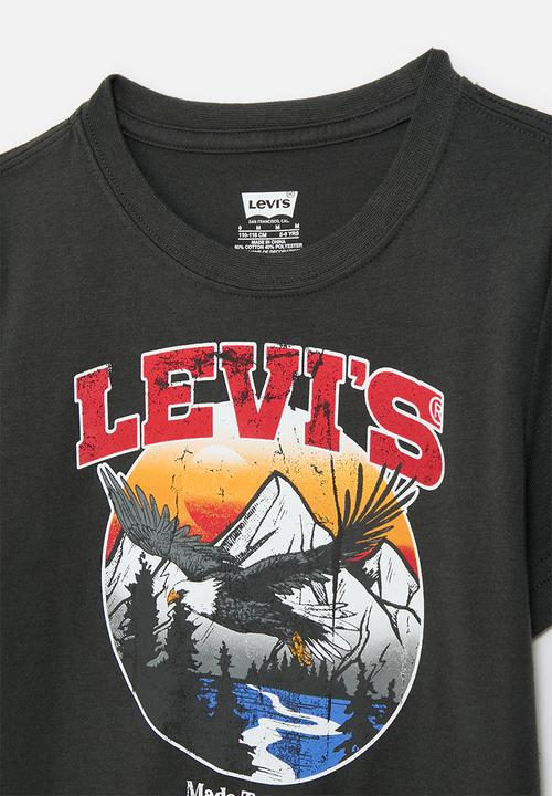 Levi’s® - Lvb soar like an eagle tee - pirate black