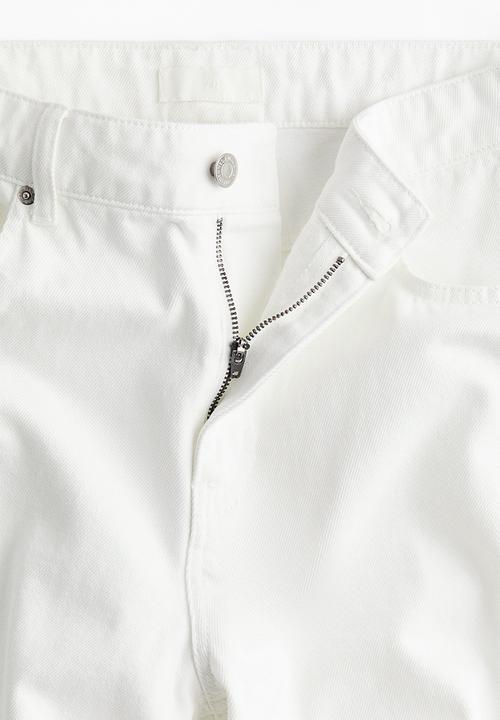H&M - Wide high jeans - cream