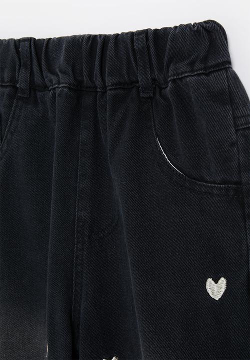 Pop Candy - Wide leg jeans - black
