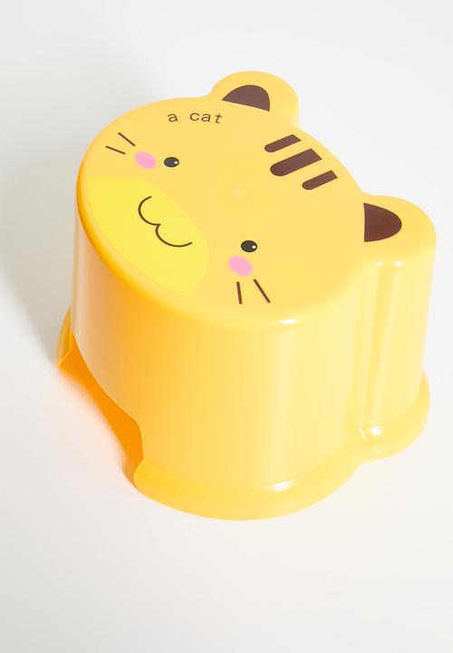 Pop Candy - Kitty cat step stool - yellow