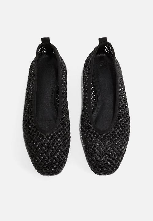 H&M - Braided ballet pumps - black