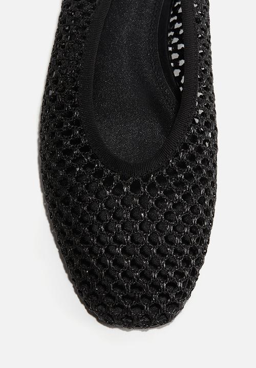 H&M - Braided ballet pumps - black