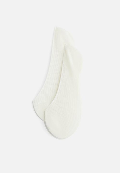 H&M - 5-Pack low cut socks - white